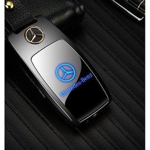 Car Mercedes Benz LED Key Holder With Lighter 