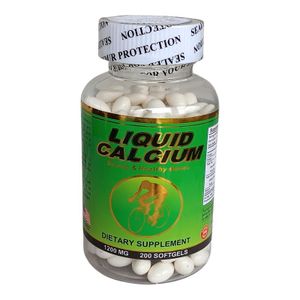 ARYKPHARM Liquid Calcium 1200mg -200 Soft Gels (FOR OSTEOPOROSIS AND ARTHRITIS)