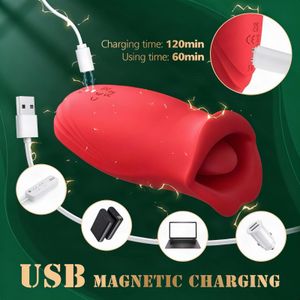 Oral Tongue Stroker Mouth Licking vibrator