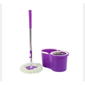 EXTENDED SPIN MOPPING STICK AND BUCKET