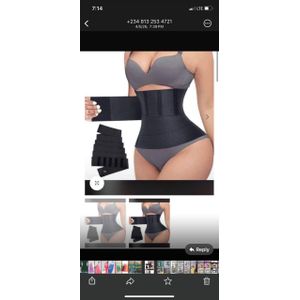 Tummy Wrap Waist Trainer Belt – Adjustable Compression Body Shaper