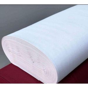 Quality Lana Cashmere Wool Senator Fabric Material: White (4yards)