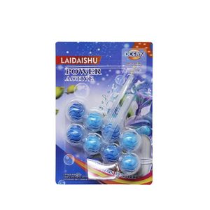 2IN1 (8 BALLS) TOILET CLEANING ANTI-BACTERIAL AIR FRESHENER HANGING   BUBBLE CLEANER