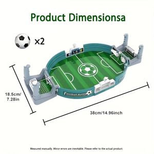 Digabi Family Party Table Soccer Board Game - Dual-Player Competitive Interactive Tabletop Football Game, Portable Design & Durable Construction, Educational Sports Toy, Christmas, Thanksgiving Gifts
