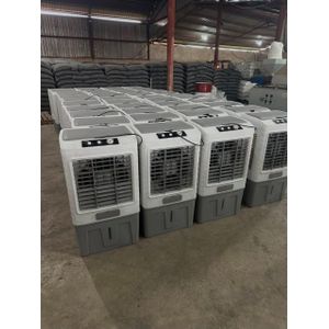 UMI 80L 350W Industrial Air Cooler - 3-in-1 Evaporative Cooler, Fan & Humidifier - Low Energy Cooler for Home, Warehouse & Factory