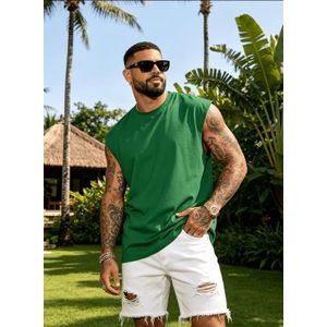 Alex Kaha Crew Neck Tank Top-White