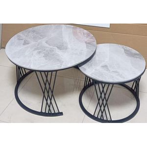 2in1 marble effect center table 