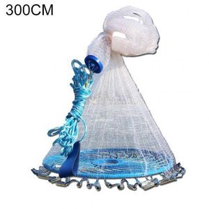 Finefish Monofilament Line USA Cast Net Easy Throw Fishing Net With Ring  Outdoor Catch Fish Dragging Network Small Mesh Fly Nets