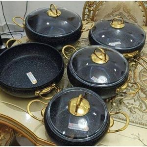 10 piece granite cooking pot set