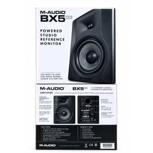 M-AUDIO BX5 D3 5" 2-Way Powered Studio Reference Monitor(Pair)