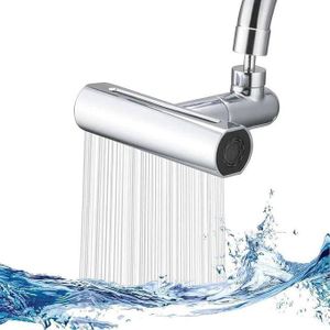 Waterfall Kitchen Faucet 4 Modes 360° Rotating Spray Head