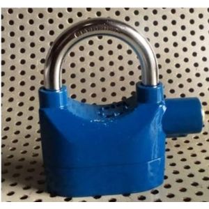 Alarm Lock ANTI THEFT SECURITY ALARM PADLOCK BLUE SHORT 