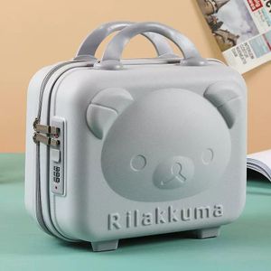 Rilakkuma Hard Shell Mini Vanity Travel Case /Cosmetics box with lock high configuration 
