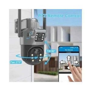 ZEEVISION V380 PRO DUAL LENS PTZ SOLAR CAMERA 5.0MP