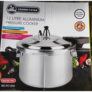 Master Chef Pressure Cooker Pot- 12L (Crown Star)