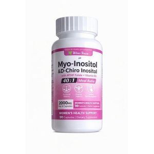 Winstown Myo-Inositol & D-Chiro Inositol with Folate & Vitamin D3 – 40:1 Ratio / 90 Capsules