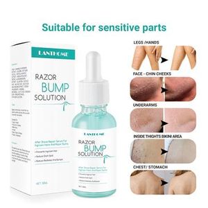 Lanthome Razor Bump Solution to prevent Ingrown Hair, Razor Bumps, Suitable for All Skin Types, Body Cleansing Scrub, Exfoliates & Smooths & Softens, Dead Skin Remover 