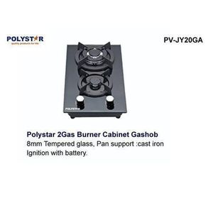 Polystar 2 Gas Burner Cabinet Inbuilt Gas Hob