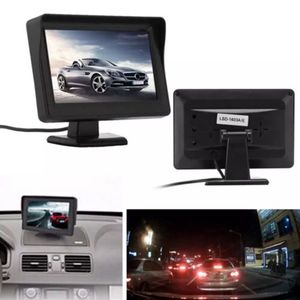 4.3inch 12V Car Rear View Camera Monitor Backup Reverse Camera Kit Night Vision Reversing Parking Rear View System