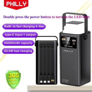 Philly 50000MAh Portable Super Fast Charger 22.5W Power Banks