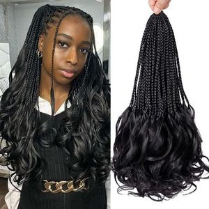 SOKU Synthetic Hair Extensions Jumbo Braids 24inch Long Locks Braiding  Black Hair Crochet Boxed Braid For