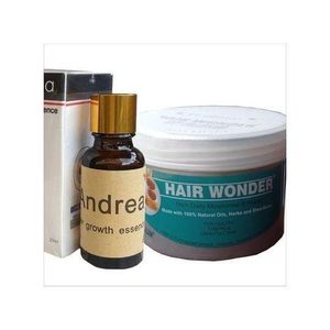 Andrea Hair Wonder Cream, Fast Action Bald/Hair Growth Essence Oil