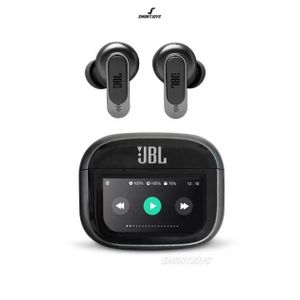 Jbl NEW TOUR PRO 5 With Screen On Charging Case In Ear Earbuds Soft SMART PURE BASS SOUND Wireless Latest Original Premium Pure Bass Wireless Headphones, Pro-Level gaming/sport Transparency Mode, Personalized Premium Wireless Headphone Headset Earphone