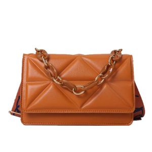 Women's Brown Square Chain Bag Crossbody, Shoulder or Handheld, Pairs with Any Outfit Shoulder Crossbody Bag For w