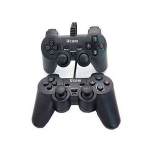 Laptop TWIN USB Wired Pad Game Controller For PC Gaming Laptop Computer