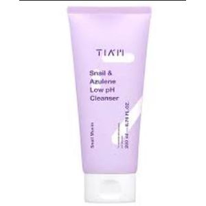 TIAM Snail and Azulene Low Ph Cleanser, 200ml.