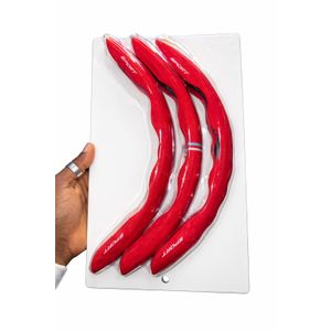 Unique Universal Sports Alcantara/Suede Steering Wheel Grip - Red