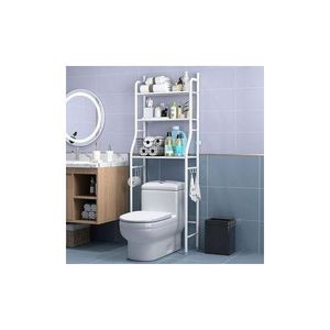 3 Tier Toilet Storage Rack - White