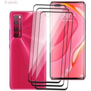 Huawei Nova 7 Pro 5g Full Glue Curved Screen Protector-3 Pack