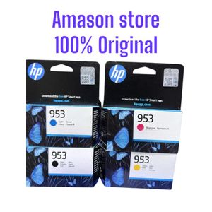 Hp 100% Genuine Original 953 ink black and all colour cartridge (all colour's in one shipping) 