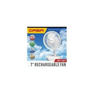 Qasa 7 Inches Rechargeable Table Fan