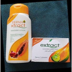 Derma xtract lotion and Extract soap 2 items