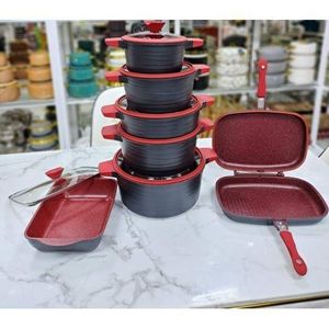14 Pieces Die-Cast Pot Set
