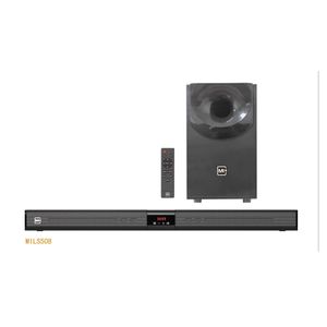 Mi+  MILS508 2.1 Channel Bluetooth Soundbar with Wooden Subwoofer, USB, MP3, AUX, Coaxial Input, Dual Speakers, Home Theater Audio System