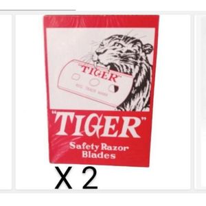 Tiger 2pcs SAFETY RAZOR BLADE 