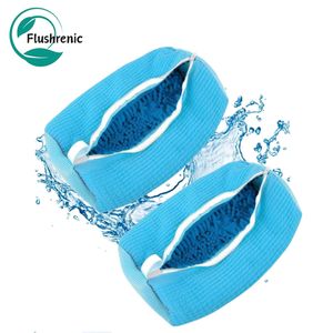 Flushrenic Shoe Washing Bag for Washing Machine 2 Pack for Washing Machines, Shoe Wash Bag for Sneakers, Athletic Shoes, 360 Omni-directional Shoe Wash Bag for All Shoe Types and Sizes