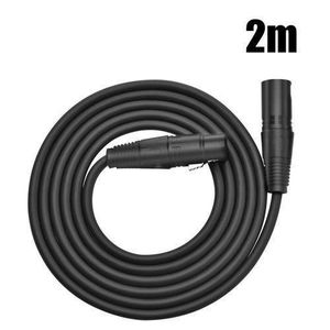 Dtech Shielded balanced 3 pin xlr male female high flex cable connector