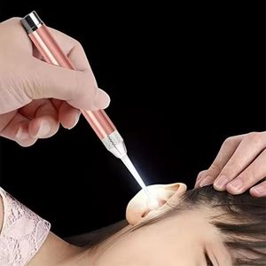 Luminous Ear Cleaner Picking Luminous Ear Visual Ear Tool Scoop, Stainless Steel Ear Scoop with Light