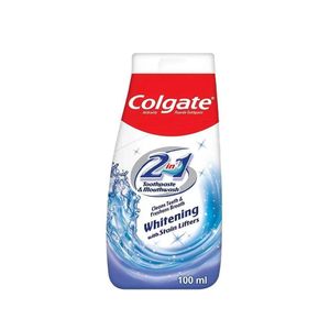 Colgate 2 in 1 Toothpaste & Mouthwash Whitenning 100ml