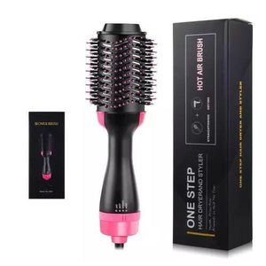 Hair Care Hair Dryer Brush 2 In 1 Electric Hair Straightener Curler.
