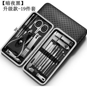 Premium Home Salon 19pcs Pedicure Tool Set & Cuticle Care Kit
