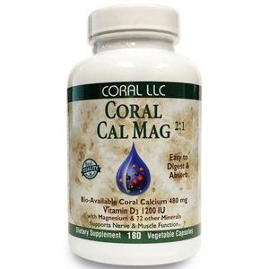 Coral LLC Cal Mag Complex 180 Capsules Supports Bone Health