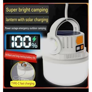 SUPER BRIGHT LATERN WITH SOLAR CHARGING