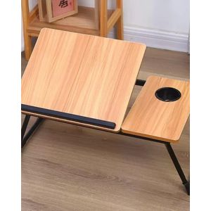 Adjustable Laptop Bed Desk with Tilting Top & Drawer – Portable Lap Tray Table for Bed, Sofa & Floor Work