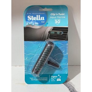 Stella Car Air Freshener Clip 'n Twist - Aqua Marine
