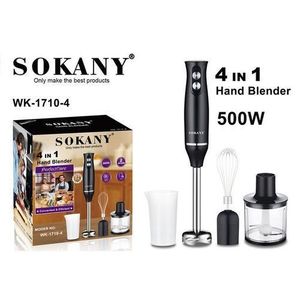 Sokany 4 In 1 Hand Blender - Electric Hand Stick Blender